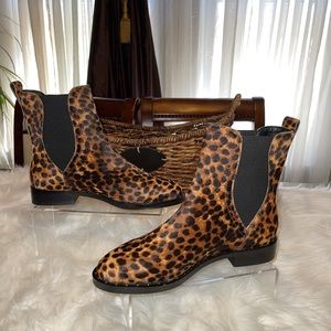 Rebecca Minkoff Sabeen Too Leopard Boot Sz 8